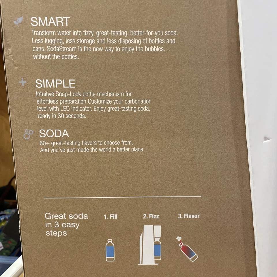 Sodastream Source SOU-001 Soda Sparkling Water Maker - w/Co2 Bottle - Image 3 of 4