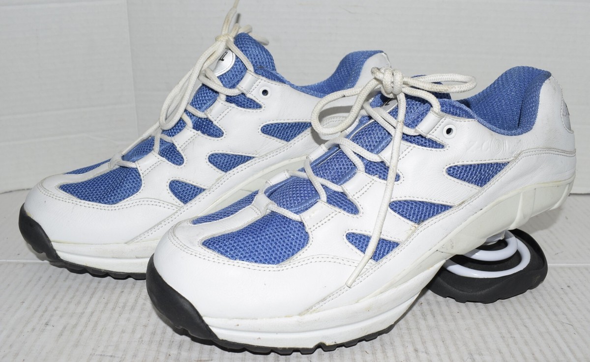 Z-Coil Shoes FREEDOM White Blue Orthopedic Shoes Athletic Sneakers