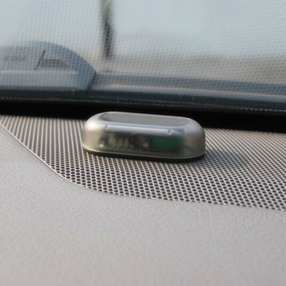 Fake Solar Simulation AntiTheft Car Alarm Light Flash Red Security