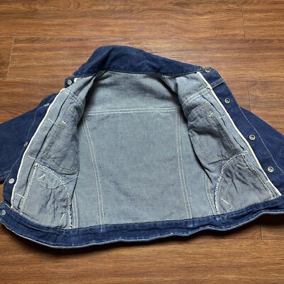 Vintage Penney's Foremost Denim Jacket YOUTH Snap Button Jean