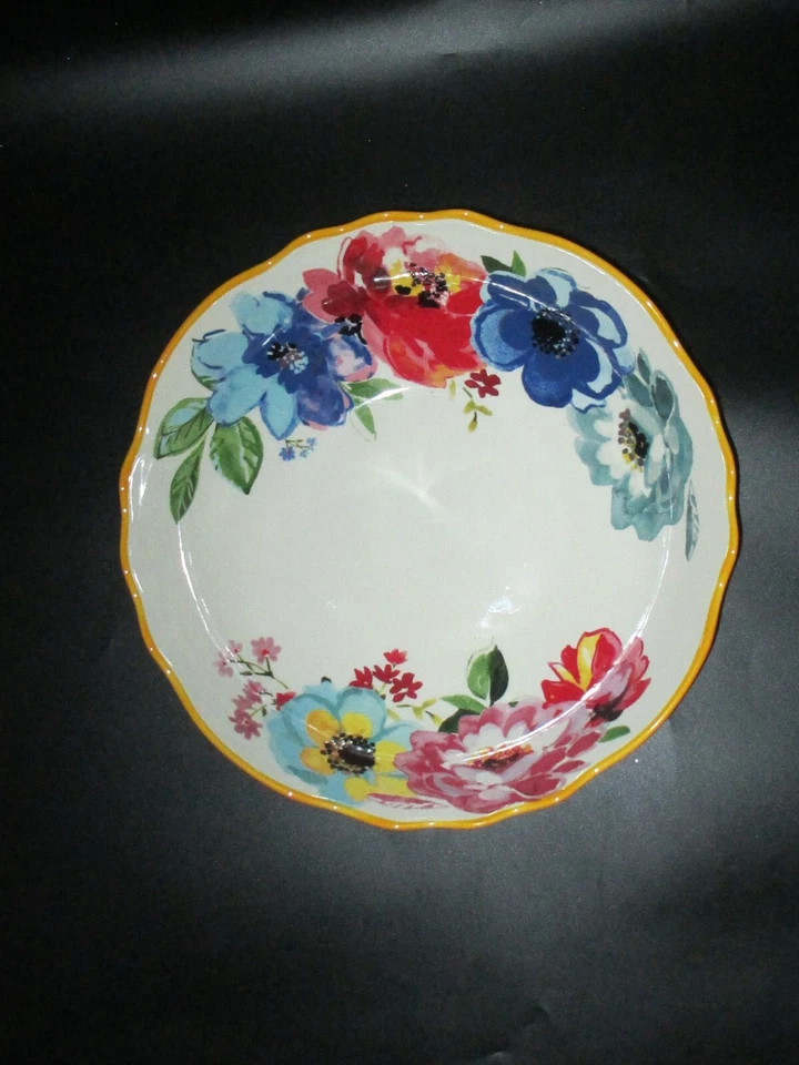 Linda tigela de macarrão The Pioneer Woman Melody grande - Imagem 2 de 4