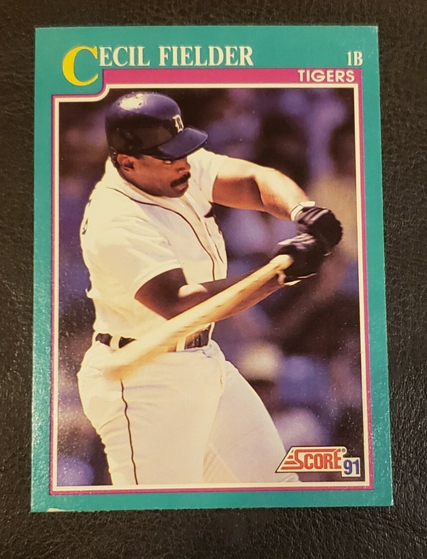 Cecil Fielder Detroit Tigers 1991 Score Baseball Card 168 | eBay