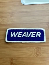 Vintage WEAVER Precision Hunting rifle Sights Scopes Optic Patch Badge shooting