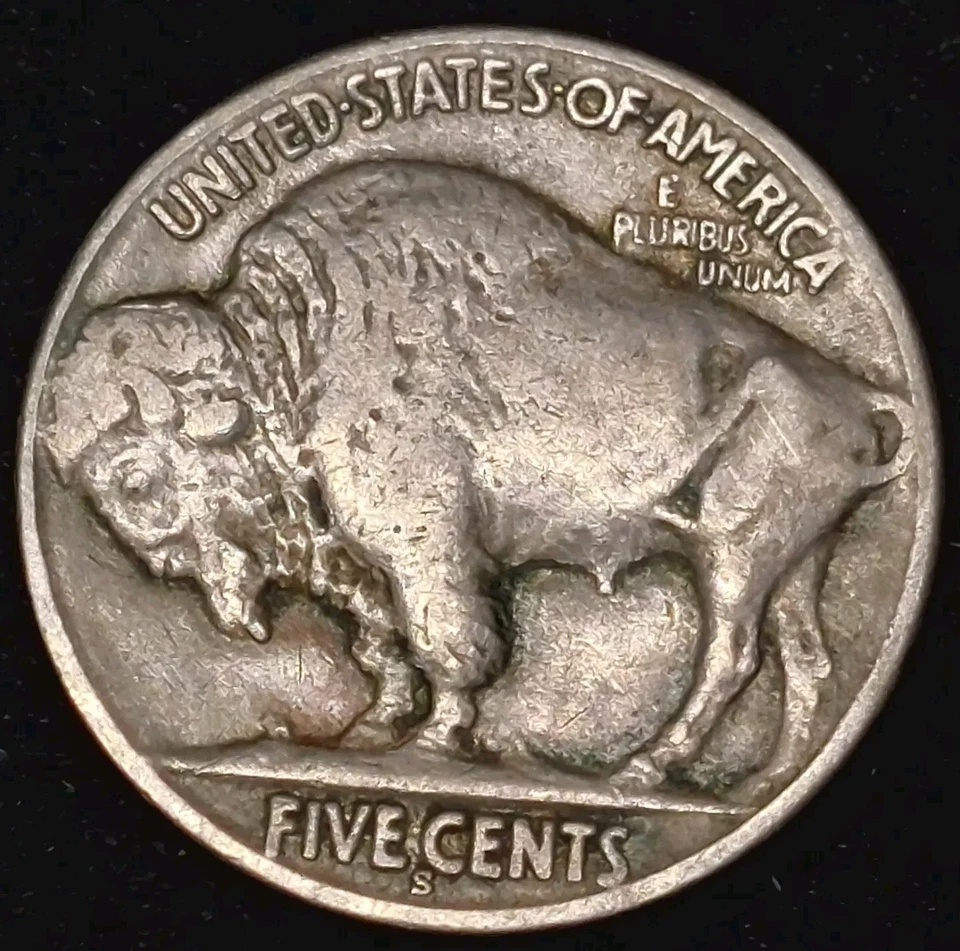 1920-S  BUFFALO NICKEL  ~ TOUGHER DATE COIN ~ XF - Image 2 of 2