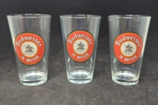 Budweiser In Bottles Cup, Glass Set of 3