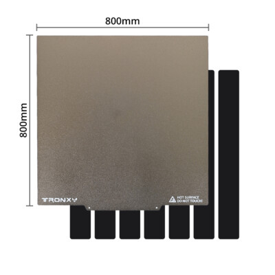 PEI Plate with Magnetic Sticker Base For Elegoo OrangeStorm Giga Tronxy VEHO-800