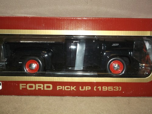 YAT MING ROAD LEGENDS 1/18 BLACK 1953 53 FORD F-100 PICK UP TRUCK SEALED BOX - Picture 7 of 10