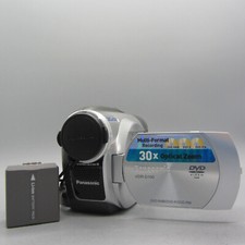 Panasonic VDR-D100 Handheld DVD-RW Camcorder Silver Tested