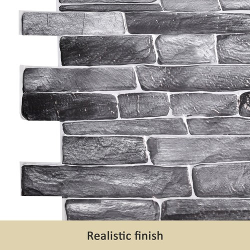10pcs (53sqft) 3D PVC Wall Panels for Interior Decor: Perfect for Kitchen - Picture 7 of 8