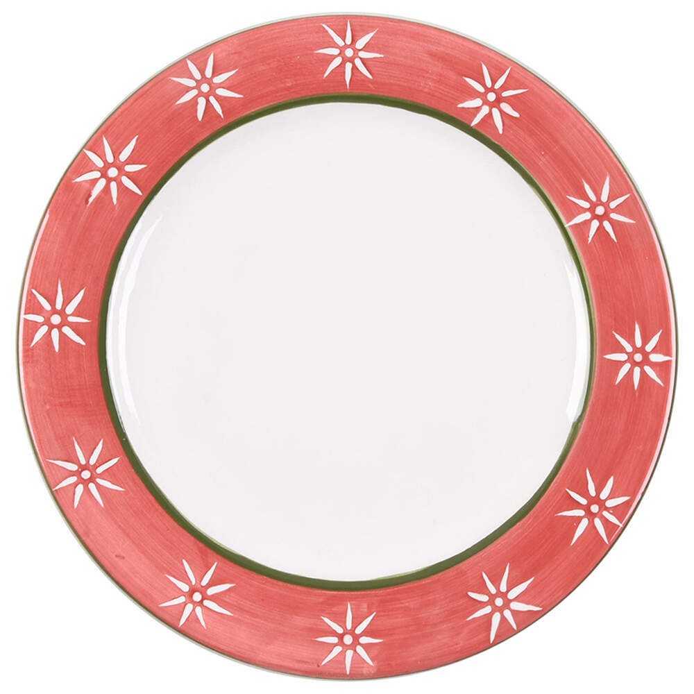 Block Snowman Themed Dinner Plate 6739347