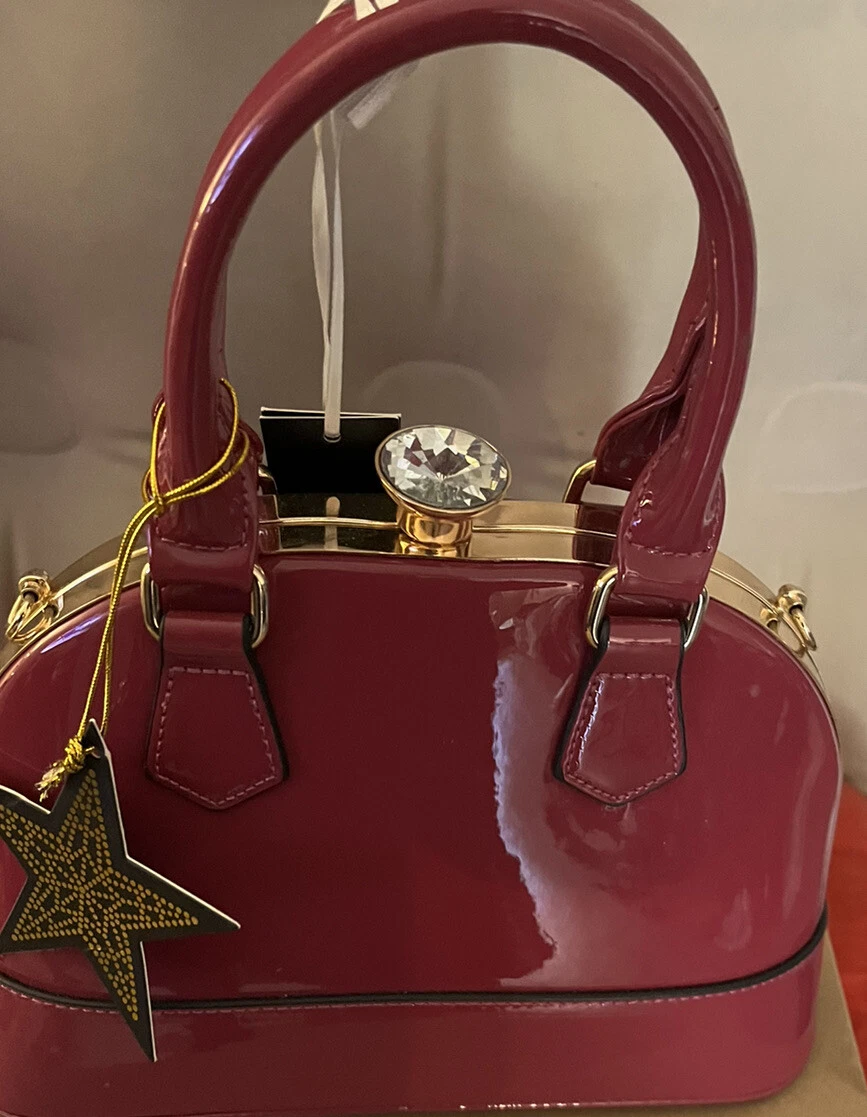 Gramercy u0026 Grand Vegan Handbag Burgundy | eBay