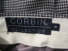 Corbin Pants~SALE~Womens Dress Slacks~Black & White Plaid Check~Sz 8~NWOT~FREE H