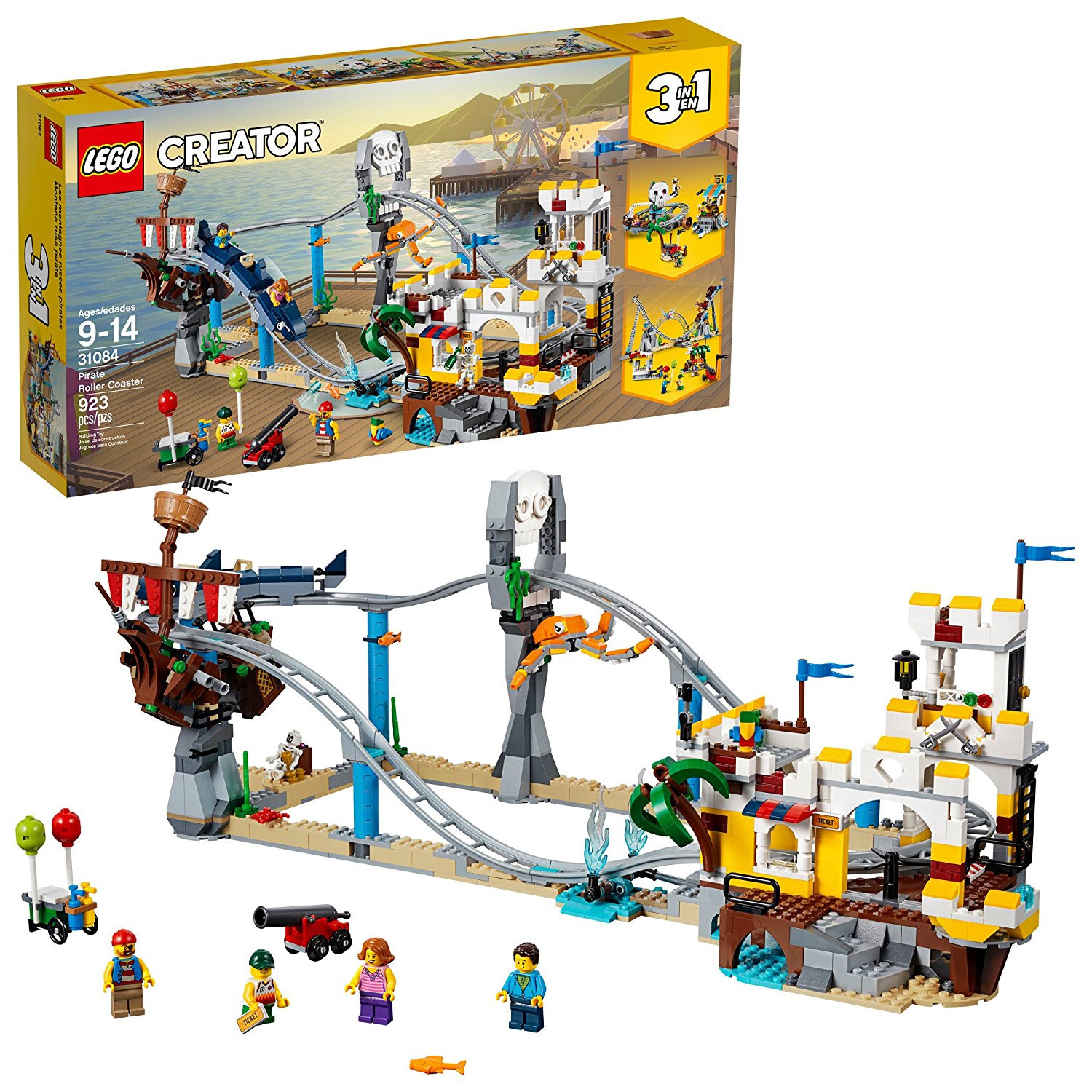 LEGO Creator Pirate Roller Coaster costruzione Kit (31084, 923 Piece) alta qualità generale LEGO Creator Pirate Roller Coaster costruzione Kit (31084, (31084, (31084, 923 Piece) ci sono più marche di prodotti di alta qualità