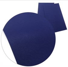 Dark Blue Solid FAUX LEATHER SHEET 8" x 12" WHOLESALE 1066228 ordinary texture