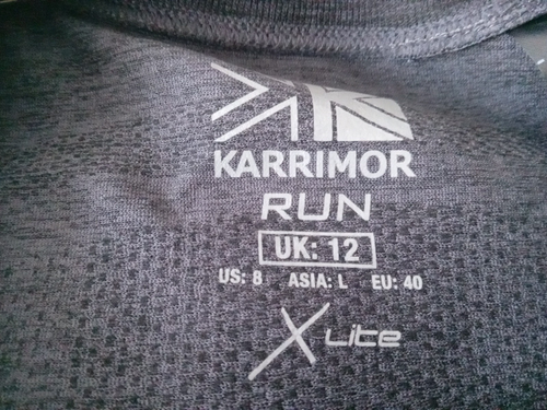 RRP£29.99 Karrimor Women Size UK 12 XLite Running T-Shirt Top Seamless Training - Picture 15 of 16
