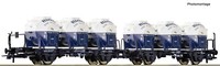 "Roco 6600053 Doppeltragwagen \"Birkel\" Db Ep.Iv Ho 1:87 Neu"