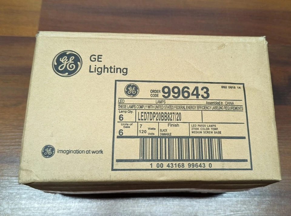 GE led7dp20bb827/20 PAR20 Flood LED Light Bulb 500 lumens  - Image 3 of 3