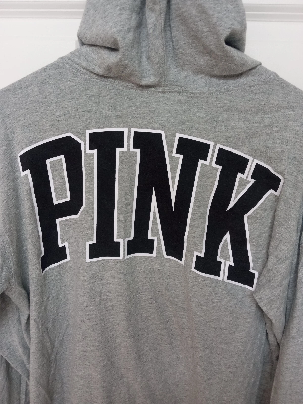 UNDERCOVER Felpa con cappuccio leggera ROSA di Victoria Secret taglia M