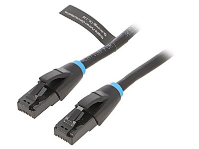 IBKBF Patch cord U/UTP 6 OFC PVC schwarz 1m 26AWG Adern: 8 VENTION
