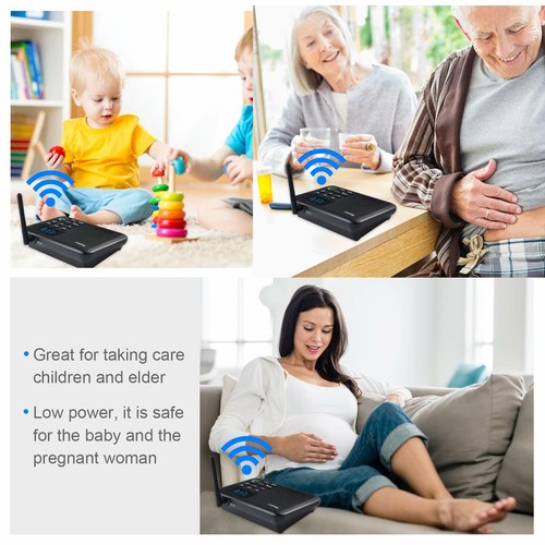 Home Wireless Intercom for Business Office Call ALL 1Mile Range Upgraded Version - Picture 22 of 132