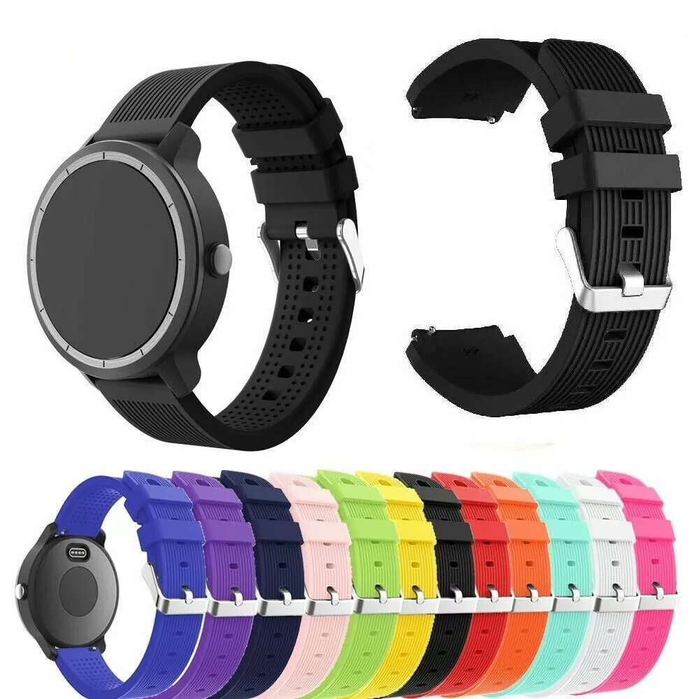 For Garmin Vivoactive 3 Silicone Replacement Fitness Wrist Band