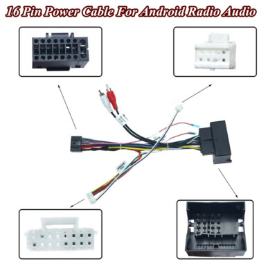 16Pin Power Wiring Harness Connector w/Canbus Box For Mercedes Benz ML/S300/Vito