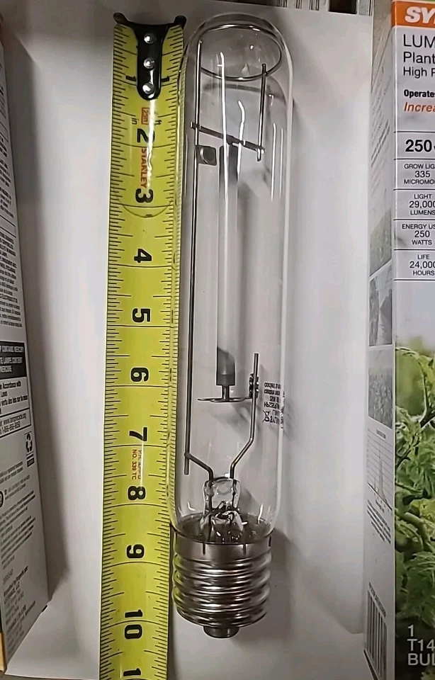 New Lot of 5 SYLVANIA 250W Plantastar High Pressure Sodium HID Grow Light Bulbs - Image 3 of 4