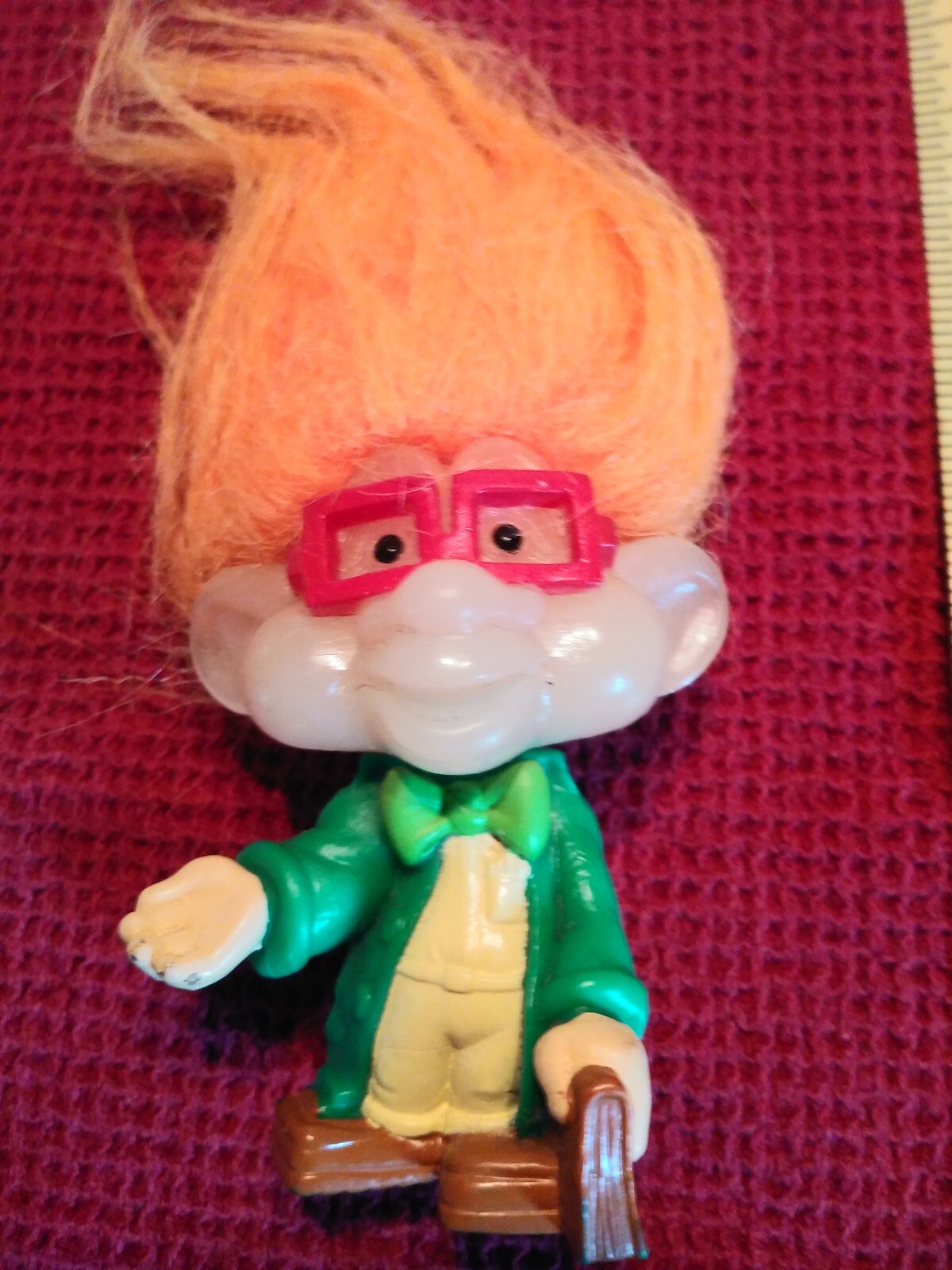 1993 Glow-in-the-Dark I.Q. Troll from Burger King Club China Preowned