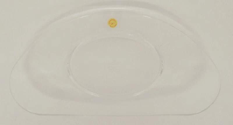 Piatto Piattino Mezzaluna Cristallo Free Spirit Rosenthal 1 pezzo trasparente, fotografia 5 di 7