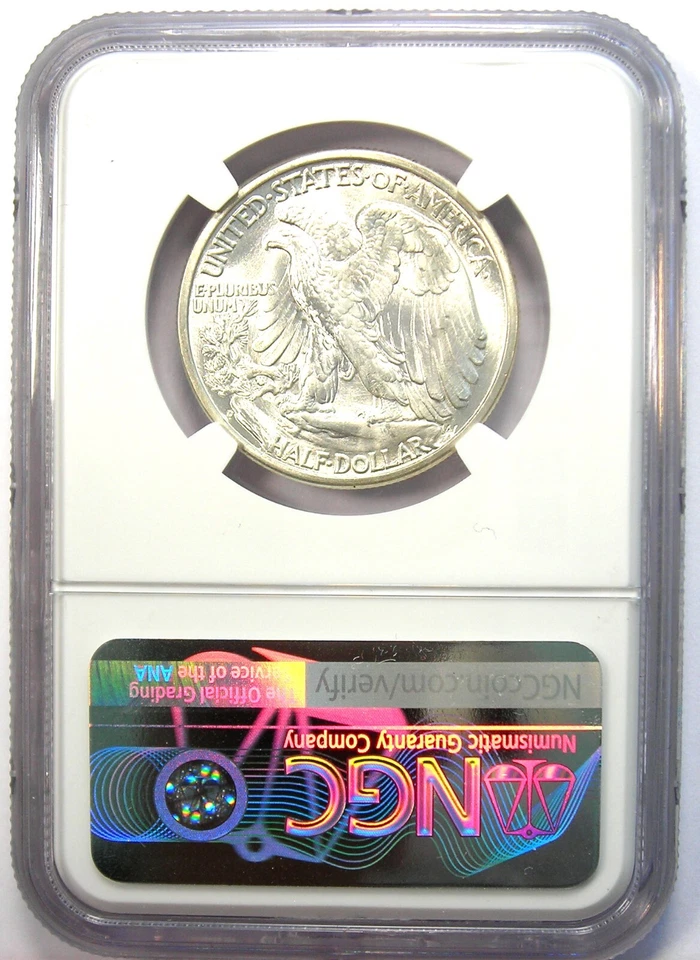 1941-D Walking Liberty Half Dollar 50C - NGC MS67+ Plus Grade - $2,750 Value! - Image 3 of 4