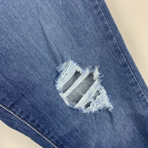 Levis Jeans Womens 10 medium Mile High Super Skinny Distressed Medium Wash Denim - Picture 4 of 9