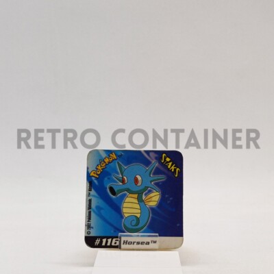 NINTENDO POKEMON STAKS PANINI 2002 Karte Magnet Serie 1 - # 116 Horsea