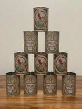 (10) DEEP EDDY VODKA TIN CUPS MAN CAVE DISPLAY AMERICAN LEMON CAN NEW BETTY CAN