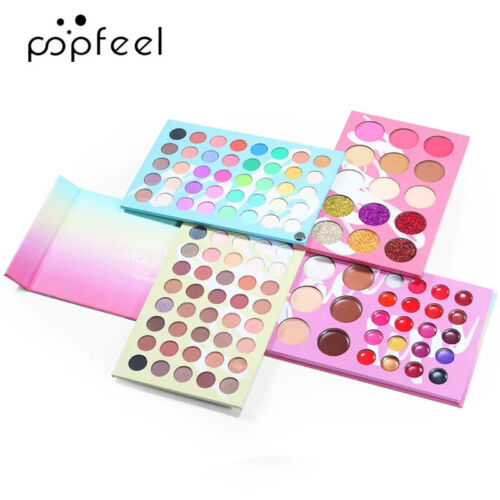 121 Color Minerals Glitter Eyeshadow Blush Lipstick Contour Powder Eyes Palette - Picture 2 of 8