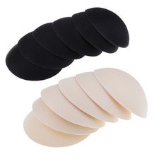 3 Paar BH Bikini Cups Einlagen 14cm Rund Form Bra Pads Push Up f&uuml;r Sport BHs