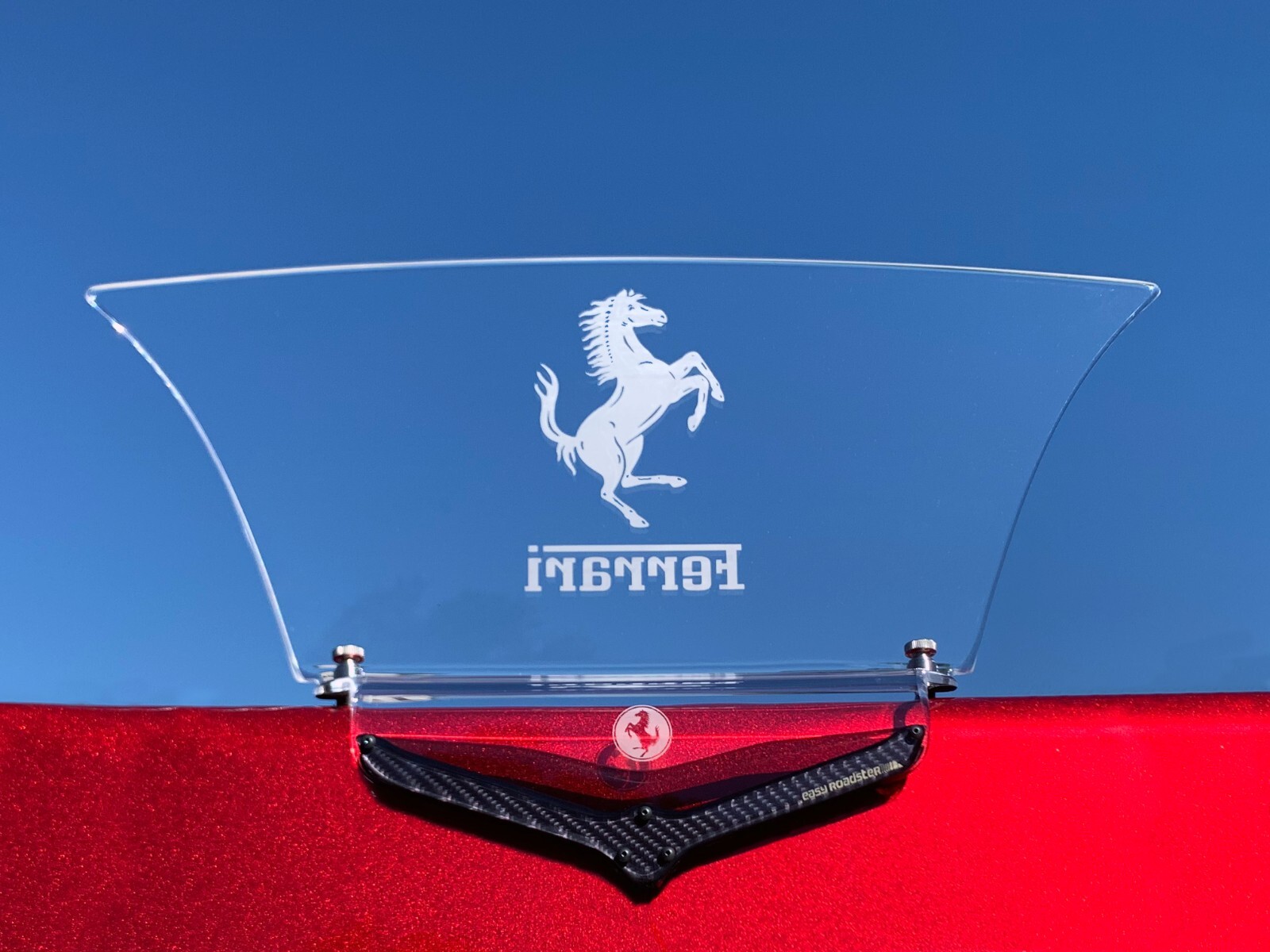 1999-2009 Wind Deflector Fits Ferrari 360 & 430 Spider Windscreen (No light-kit)