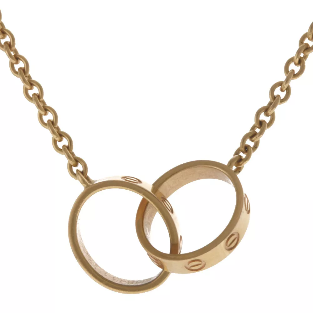 CARTIER Necklace K18 yellow gold Baby love used eBay