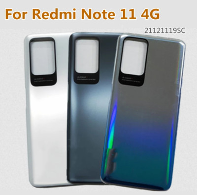 6.5'' For Xiaomi Redmi Note 11 4G Battery Cover Rear Housing Door Panel New