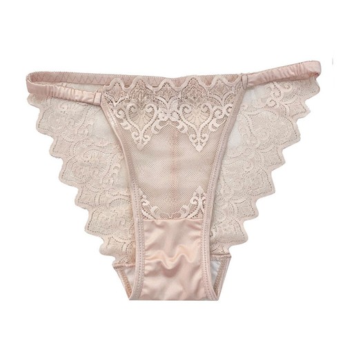 1/5 Pack Lot Womens Sheer Lace Panties Satin String Underwear Lingeries Vintage - Picture 14 of 29