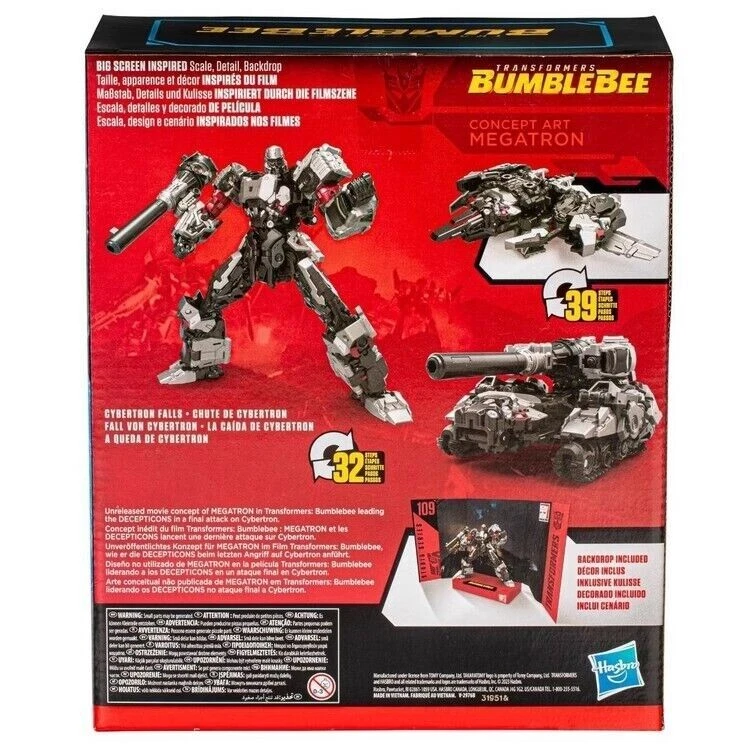 Transformers Megatron Leader Studio SS109 Concept Art Figura Hasbro Oficial Nuevo Foto 3 de 4