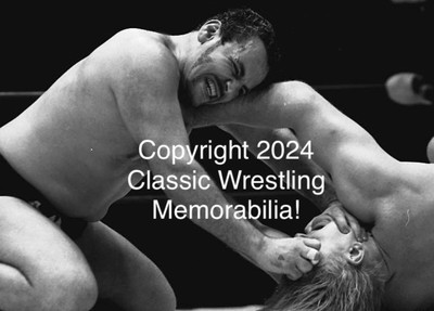 “Very Young SHEIK vs JOHNNY VALENTINE!” - 5” x 7” BORDERLESS B&W Photo