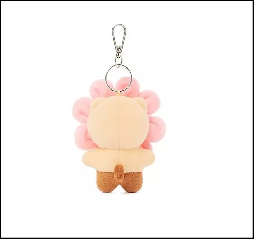 Kakao Friends Flower Ball Blush Keyring Doll Car Bag Charm Fashion Accessory - Picture 8 of 12