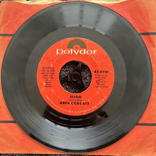 Ortsvorwahl 615 - Stone Fox Chase / Sligo 7"" Vinyl US-IMPORT 1973 SPIELGEPRÜFT SEHR GUTER ZUSTAND - Bild 4 von 5