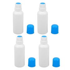 4pcs Refillable 100ml Sponge Head Applicator Bottle for Liquid Application Empty