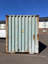Used 20' Dry Van Steel Storage Container Shipping Cargo Conex Seabox Cleveland