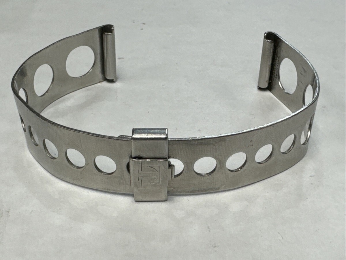 Rare 60's Tissot 18mm Rally Bracelet Metal Swiss Made Brevet