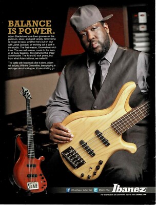 Ibanez Guitars -  ADAM BLACKSTONE - Print Ad