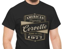 1977 Corvette Gift T Shirt | 1977 Corvette Shirt | Classic Car Tee Shirt