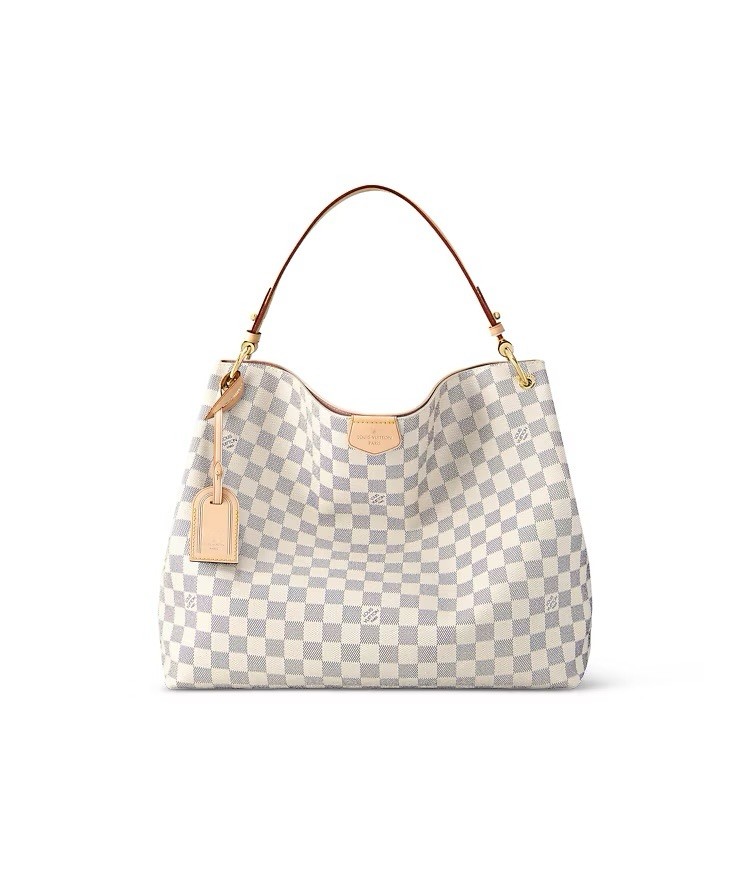 Louis Vuitton N42233 Graceful MM in Damier Azur Canvas - VGUC | eBay
