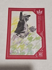 2022 Panini Diamond Kings #178 Domingo Acevedo Framed Red Oakland Athletics
